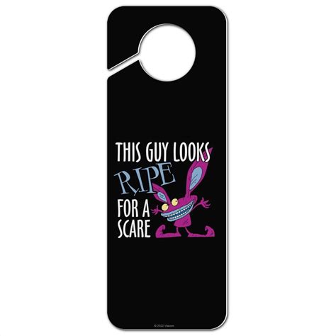 Aaaah Real Monsters Ickis Scare Plastic Door Knob Hanger Sign - Walmart.com