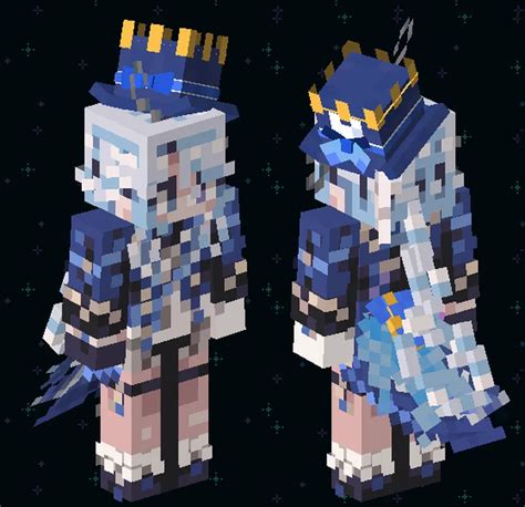 (Figura mod) Genshin impact - Furina Minecraft Texture Pack