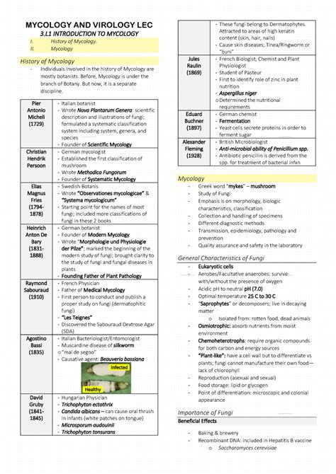 [LEC] 3. History and Intro to Mycology, Overview of Reproduction of ...