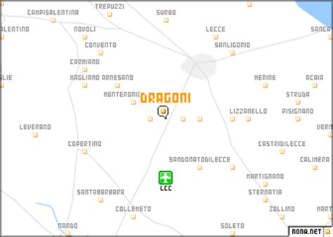 Dragoni (Italy) map - nona.net