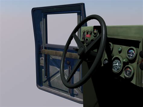 ArtStation - Detailing Humvee interior