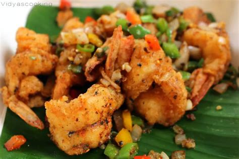 Crispy Butter Garlic Salt & Pepper Prawns Recipe | How to Butterfly ...