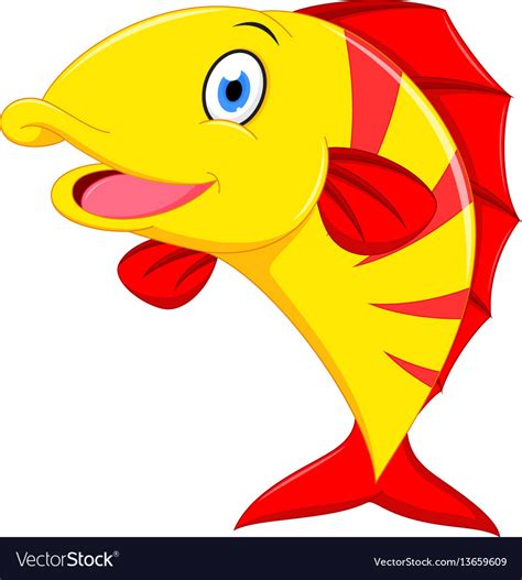 Cartoon Happy Fish