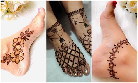 Henna Leg Designs