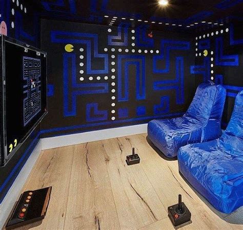 41 Amazing Game Room Design Ideas | Small game rooms, Arcade room, Man room