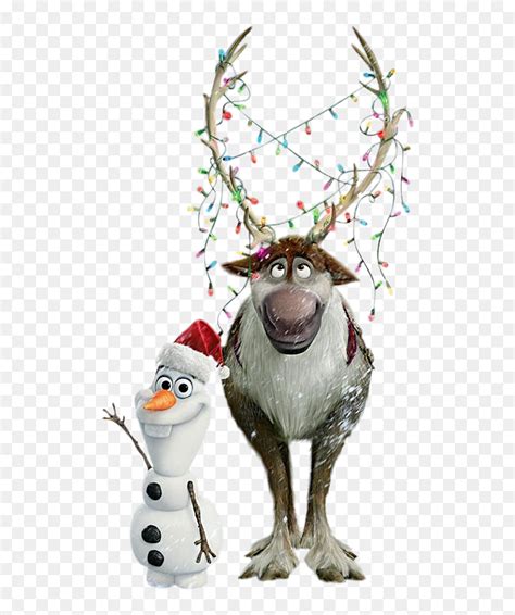 Frozen Olaf And Sven Ready For Christmas - Olaf And Sven, HD Png ...