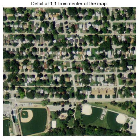 Aerial Photography Map of Ralston, NE Nebraska