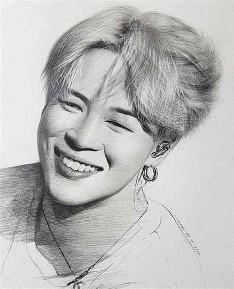 Pin de 소연 박 em 연필드로잉 | Bts desenho, Desenho de rosto, Desenhos coreanos