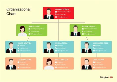 Free org Chart Template Best Of 40 organizational Chart Templates Word ...