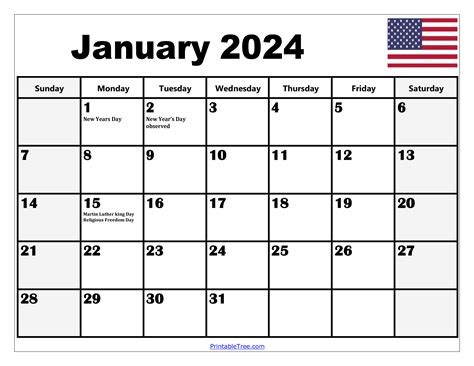 2024 Calendar With Holidays Printable Usa Map - Bonny Christy