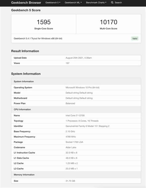 Intel Core i7-12700 Benchmarks zeigen Leistung eines Ryzen 7 5800X - PC ...