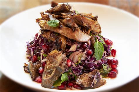 Duck Salad with Hoisin Glaze, Herbs Salad, Red Cabbage, Thai Chili ...