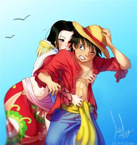 Luffy x Boa Hancock by Meriry on DeviantArt | Manga anime one piece ...