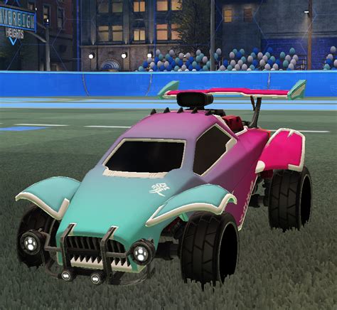 Blue and Pink Fade Octane – Rocket League Mods