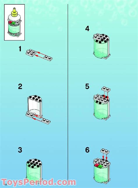 LEGO 4981 Chum Bucket Instructions and Parts List