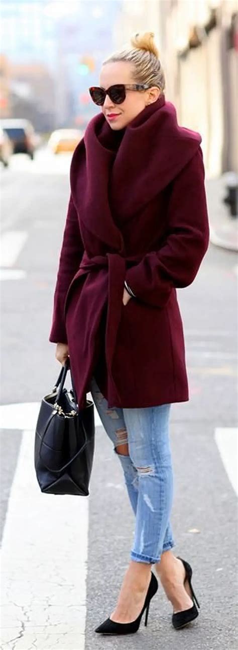 34 Cute and Fashionable Outfits in Burgundy