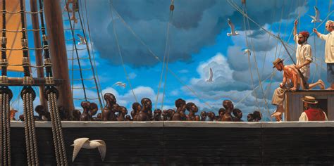 Astro Black - afro-art-chick: “Slave ship” by Kadir Nelson