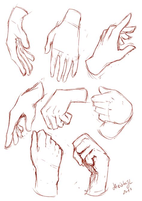 Hands Sketches by keishajl on DeviantArt