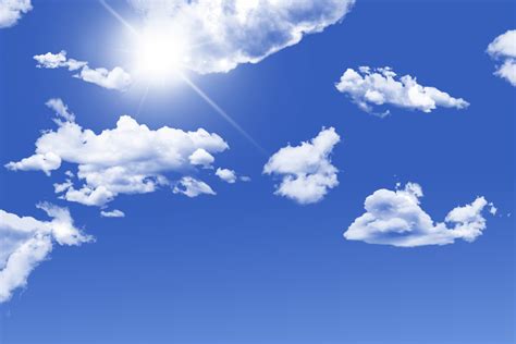 Clouds In Blue Sky Free Stock Photo - Public Domain Pictures