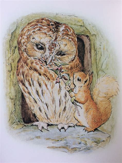 From 'The Tale of Squirrel Nutkin' by Beatrix Potter published by the ...