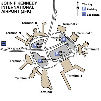 John F. Kennedy International Airport Airport Maps - Maps and ...