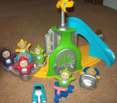 TELETUBBIES PLAY SET SLIDE WINDMILL COMPLETE NICE SHAPE | #150749832