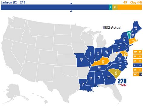 Presidential Election of 1832 - 270toWin