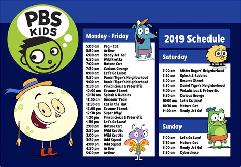 PBS Kids Sprout Schedule