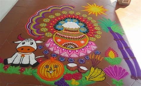 15 Pongal Pot (Paanai) Kolam Rangoli Designs Ideas (2024)