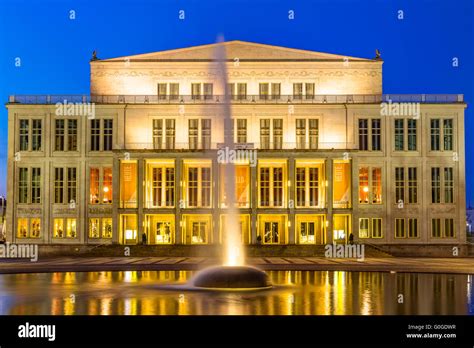 Opera house in Leipzig, Germany Stock Photo - Alamy