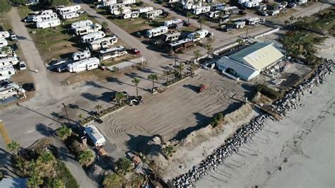 LAKEWOOD CAMPGROUND MYRTLE BEACH SC DRONE VIEW AFTER HURRICANE IAN ...