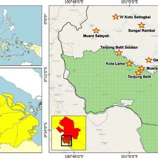 Map of Bukit Rimbang-Bukit Baling Wildlife Reserve, Kampar, Riau ...