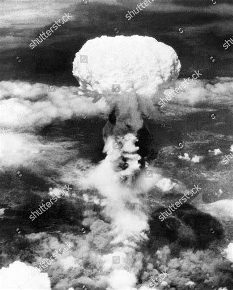 Mushroom Cloud Over Hiroshima Japan During Editorial Stock Photo ...