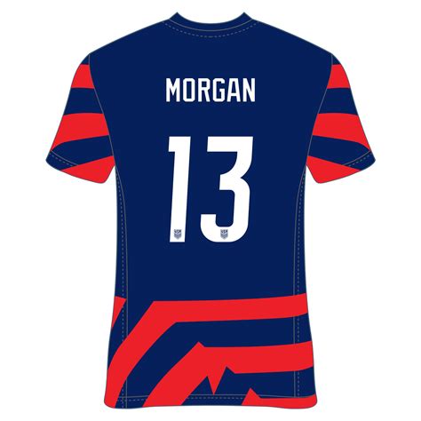 Alex Morgan Jersey Graphic Icon - Officially Licensed USWNT Removable ...