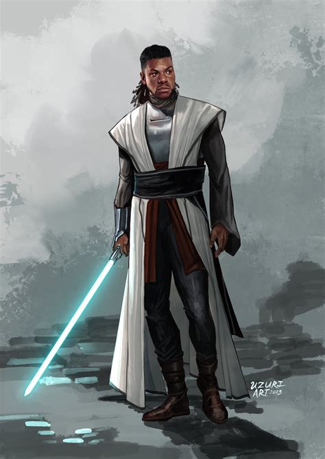 Jedi Master Finn by Uzuri Art : r/ImaginaryJedi