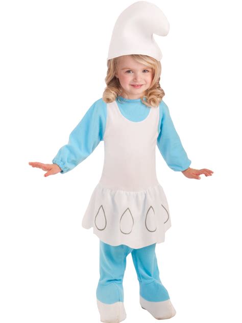 Kid's The Smurfs Baby Smurfette Dress Costume