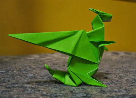 easy origami dragon ~ craft ideas and easy crafts