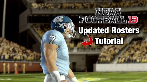 EA Sports NCAA FOOTBALL 13 Updated Rosters Tutorial