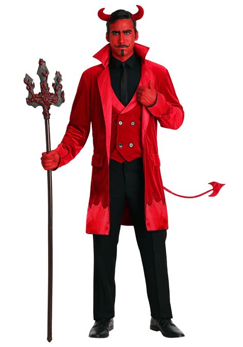 Debonair Devil Men's Costume | Adult Devil Costumes