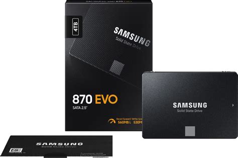 Customer Reviews: Samsung 870 EVO 4TB Internal SSD SATA MZ-77E4T0B/AM ...