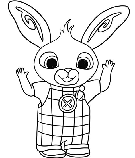 Bing Bunny Coloring Pages - Coloring Nation