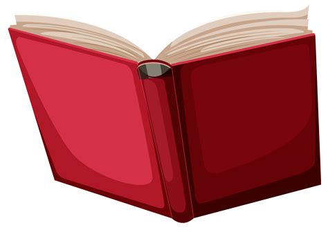 Un livre rouge sur fond blanc - Telecharger Vectoriel Gratuit, Clipart ...