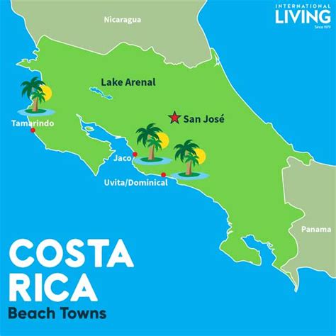 Where Is Costa Rica On The Map | Color 2018