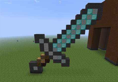 Diamond Sword Statue Minecraft Project