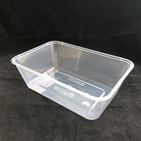 750ML FREEZER GRADE Rectangle Plastic Takeaway Container 500/Carton ...