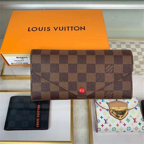 Louis Vuitton LV Women Joséphine Wallet Damier Ebene Canvas-Brown - LULUX