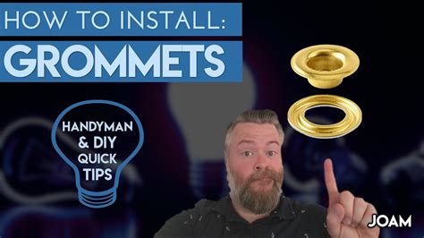 How to Install Grommets - DIY Quick Tips - YouTube