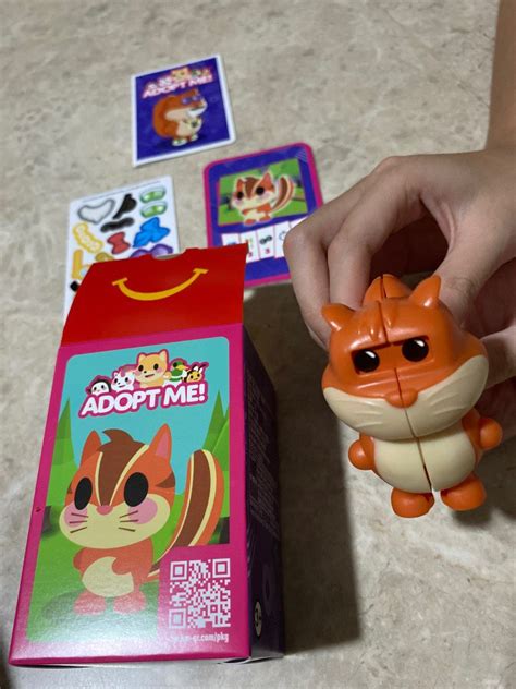 McDonald’s happy meal adopt me Chipmunk, Hobbies & Toys, Toys & Games ...