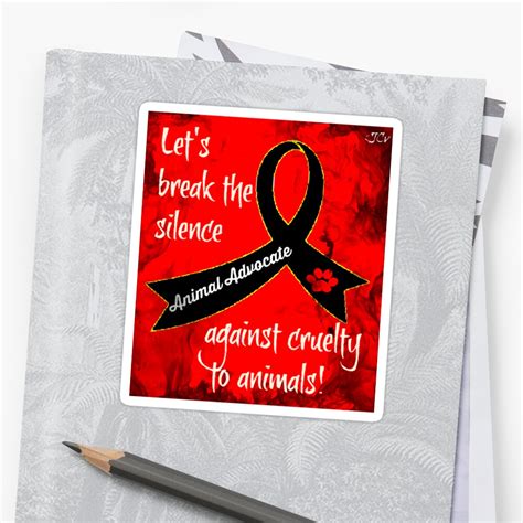 "Let's break the silence!" Stickers by justice4mary | Redbubble