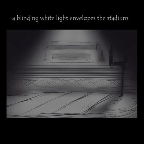 A Blinding White Light Envelopes the Stadium | adn.